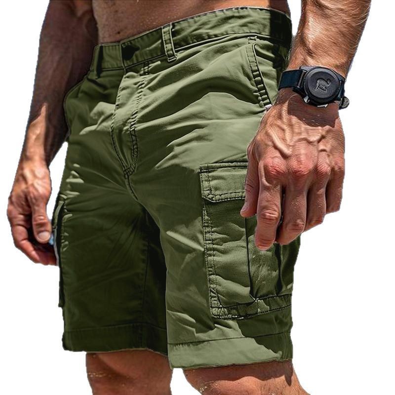Embellish Knit - Men's Multi Cargo Pocket Knee Length
