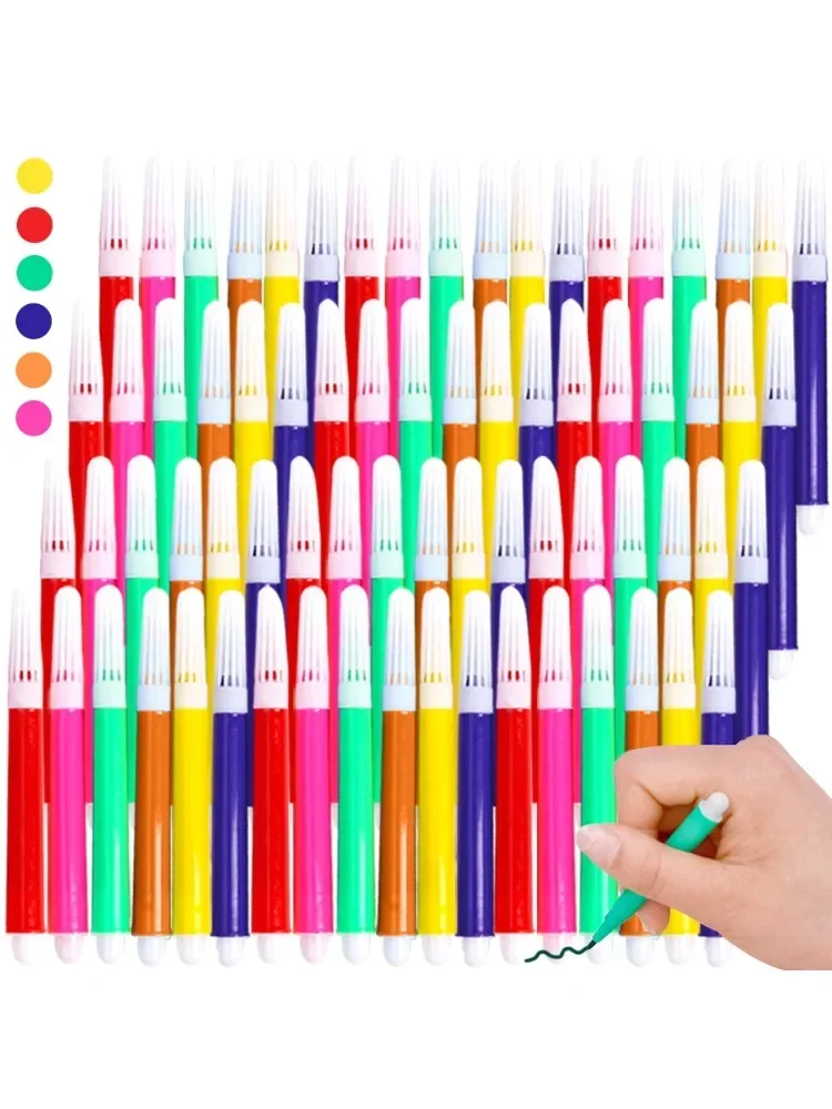 Copic Marker Sketch - 4-24Packs 6-Color Watercolor Pens Mini Drawing