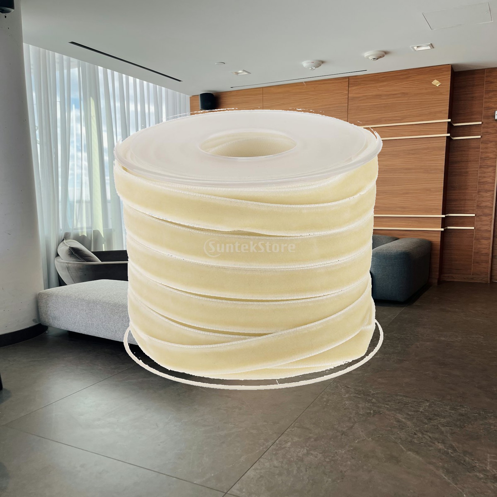 Velvet Ribbon Roll - Velvet Ribbon Roll 10mm Beige Craft