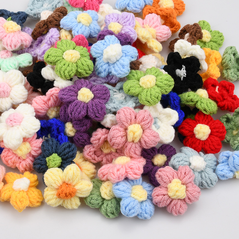 Handmade Crochet Five Petal Fl - Embellish Craft ulasan dan harga