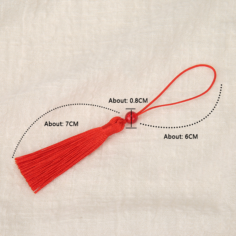 10pcs Polyester Silk Tassel Fr - Beaded Trim Fringe ulasan dan harga