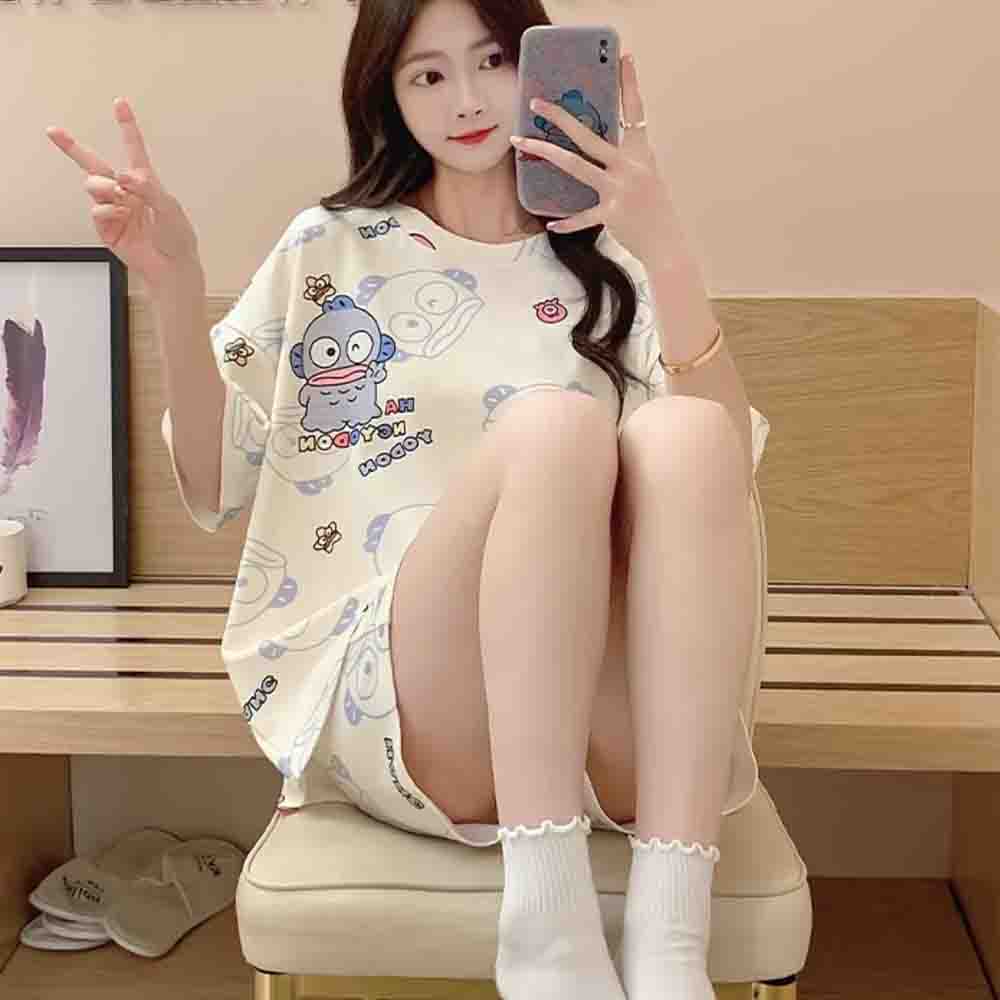 Sanrio Hangyodon 2-Piece Set o - Embellish Knit ulasan dan harga