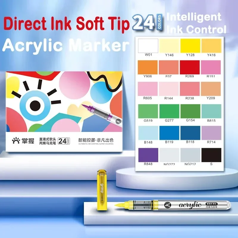GRASP 120/1 Colors Marker Acry - Copic Marker Sketch ulasan dan harga