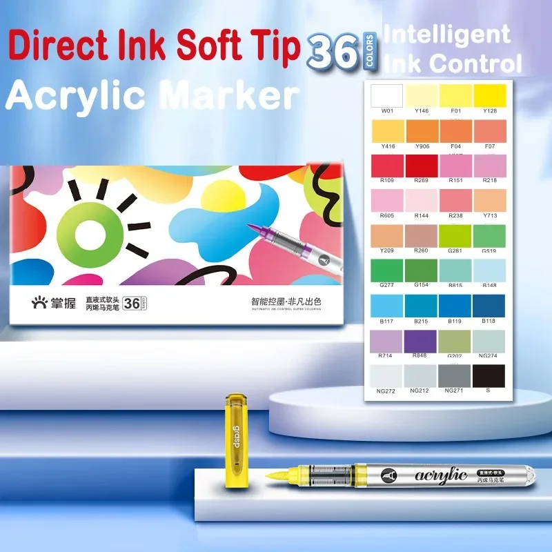 GRASP 120/1 Colors Marker Acry - Copic Marker Sketch ulasan dan harga