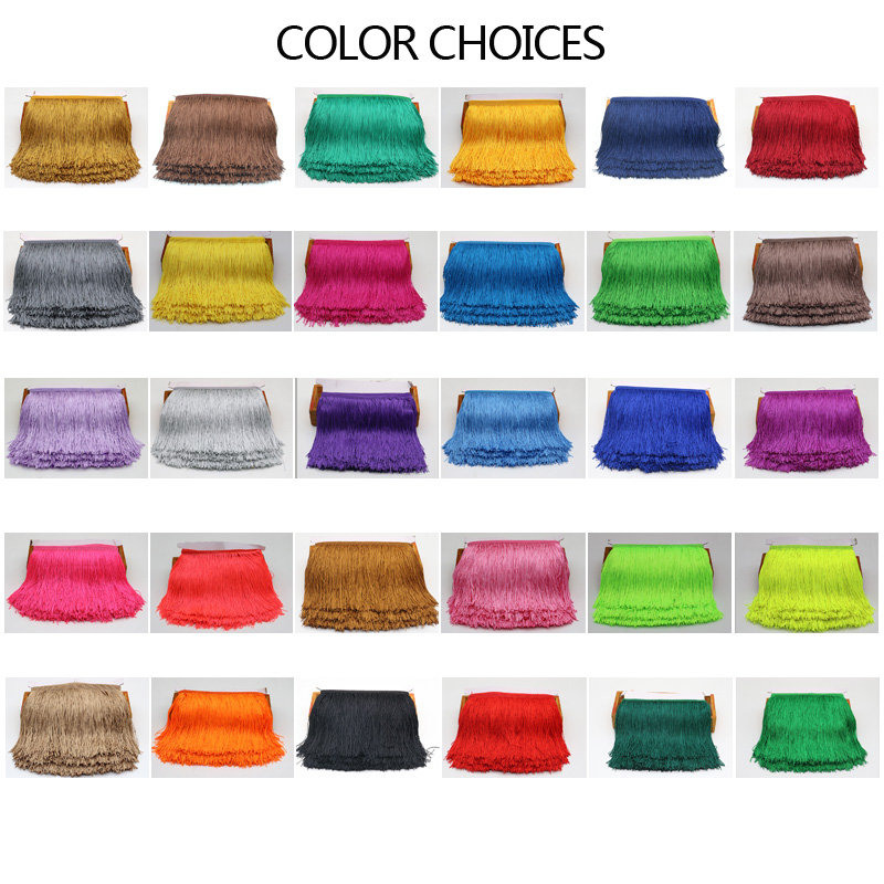 10 Yards 15cm Long Tassel Frin - Fringe Ribbon Sewing ulasan dan harga