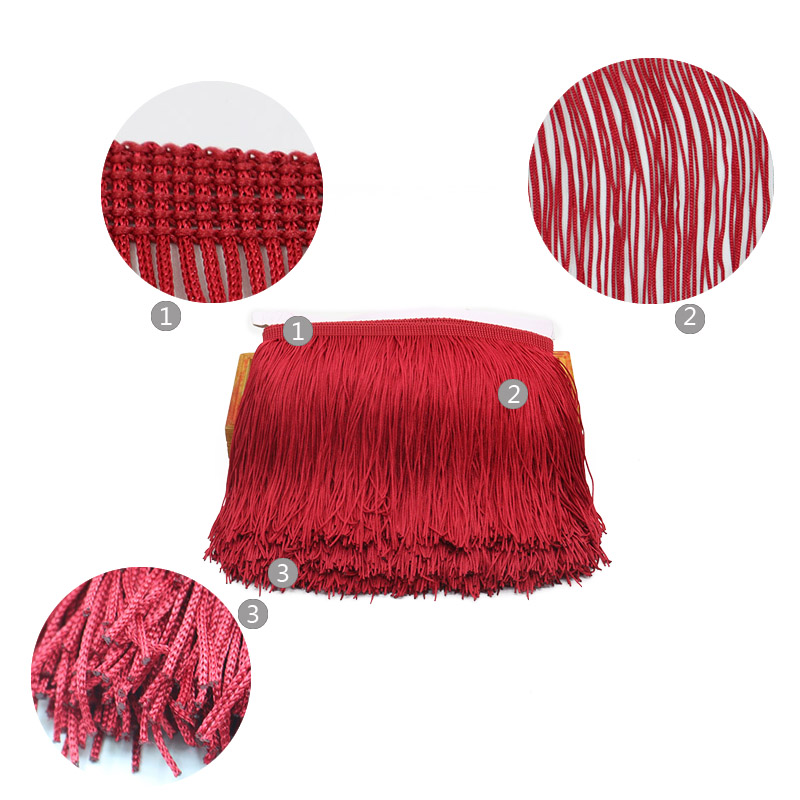 10 Yards 15cm Long Tassel Frin - Fringe Ribbon Sewing ulasan dan harga