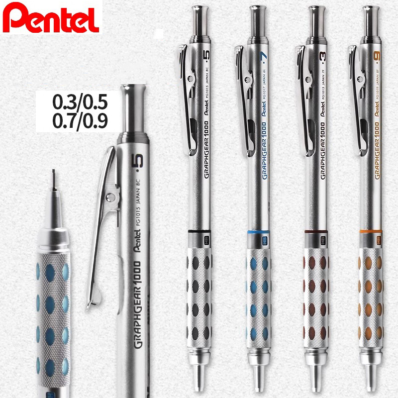 Japan Pentel Graphgear 1000 Me - Pentel Pen Graphgear ulasan dan harga