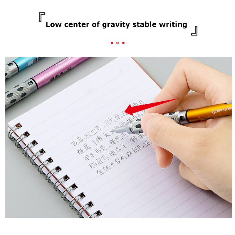 Japan Pentel Graphgear 1000 Me - Pentel Pen Graphgear ulasan dan harga