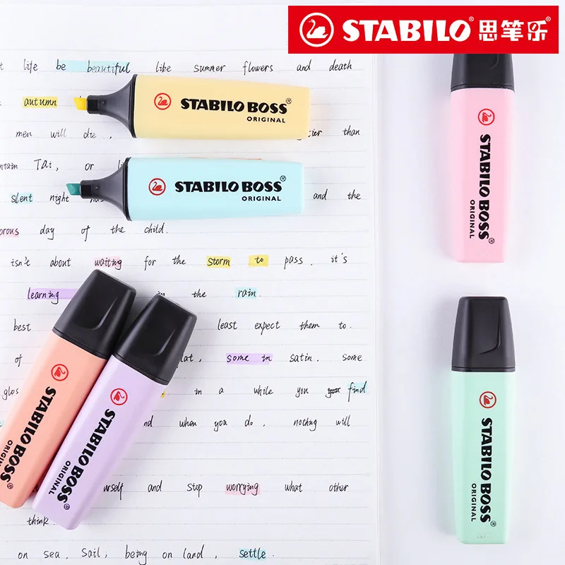6 Colors STABILO BOSS Macaron  - Stabilo Marker Boss ulasan dan harga