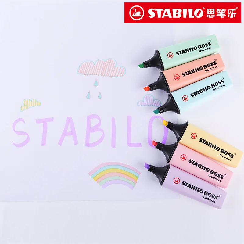 6 Colors STABILO BOSS Macaron  - Stabilo Marker Boss ulasan dan harga