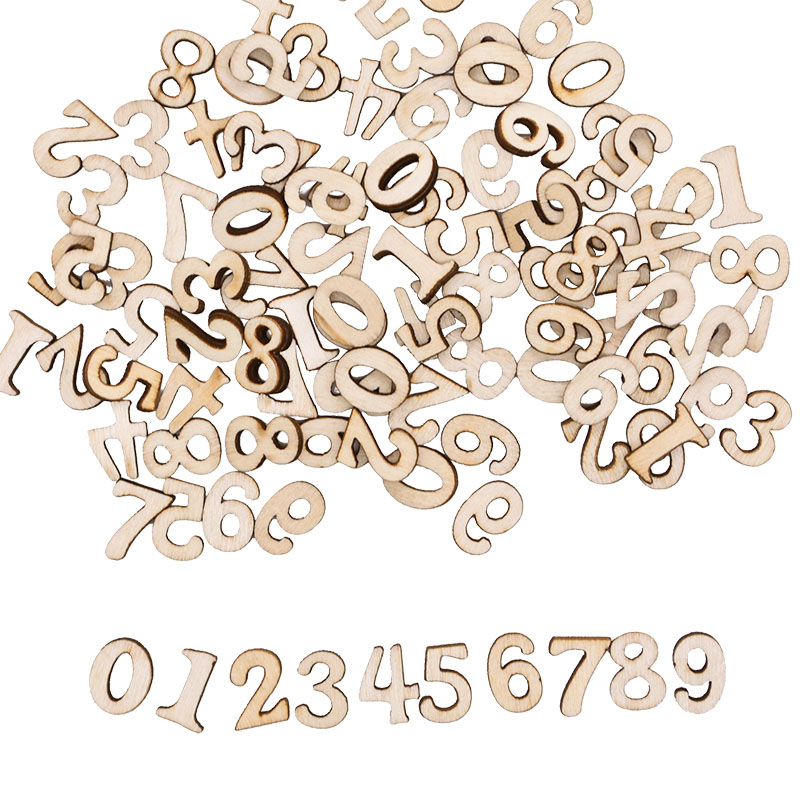 100pcs Letters Wooden Alphabet - Embellish Craft ulasan dan harga