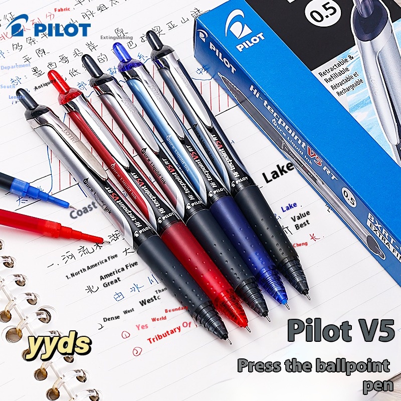 Japan PILOT Gel Ink Pen 0.5 BX - Pilot Pen V5 ulasan dan harga