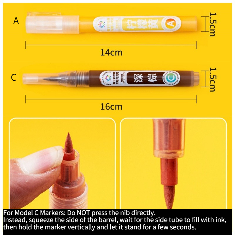 12 Colors Pottery Underglaze M - Copic Marker Sketch ulasan dan harga