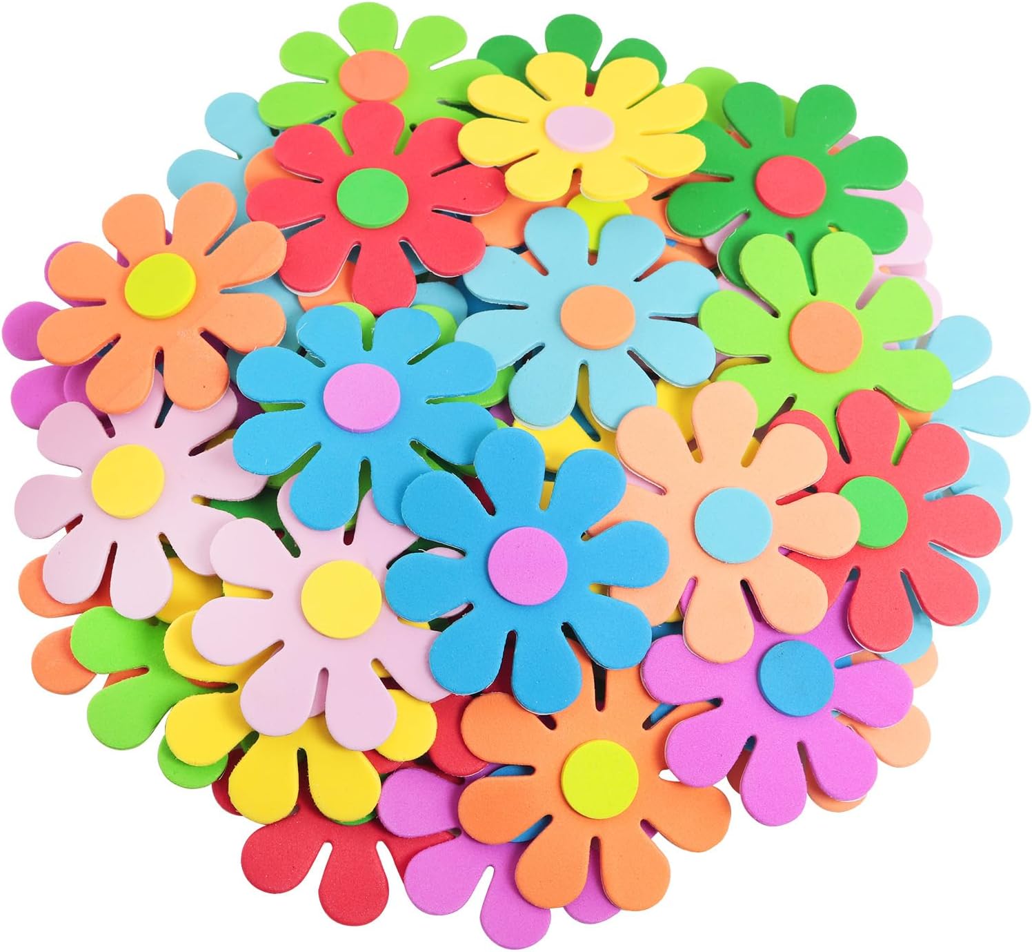 3D flower foam stickers Spring - Embellish Craft ulasan dan harga