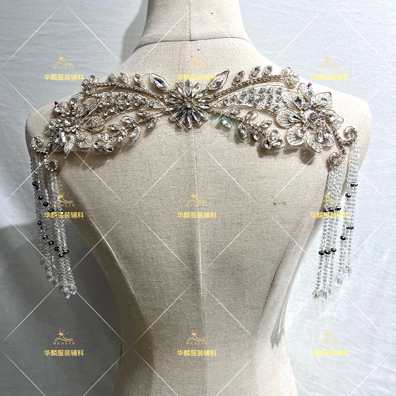 Hand Beaded Fringe Trim with P - Beaded Trim Fringe ulasan dan harga