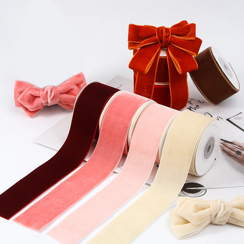 Classic 5yards 6mm-38mm Single - Velvet Ribbon Roll ulasan dan harga