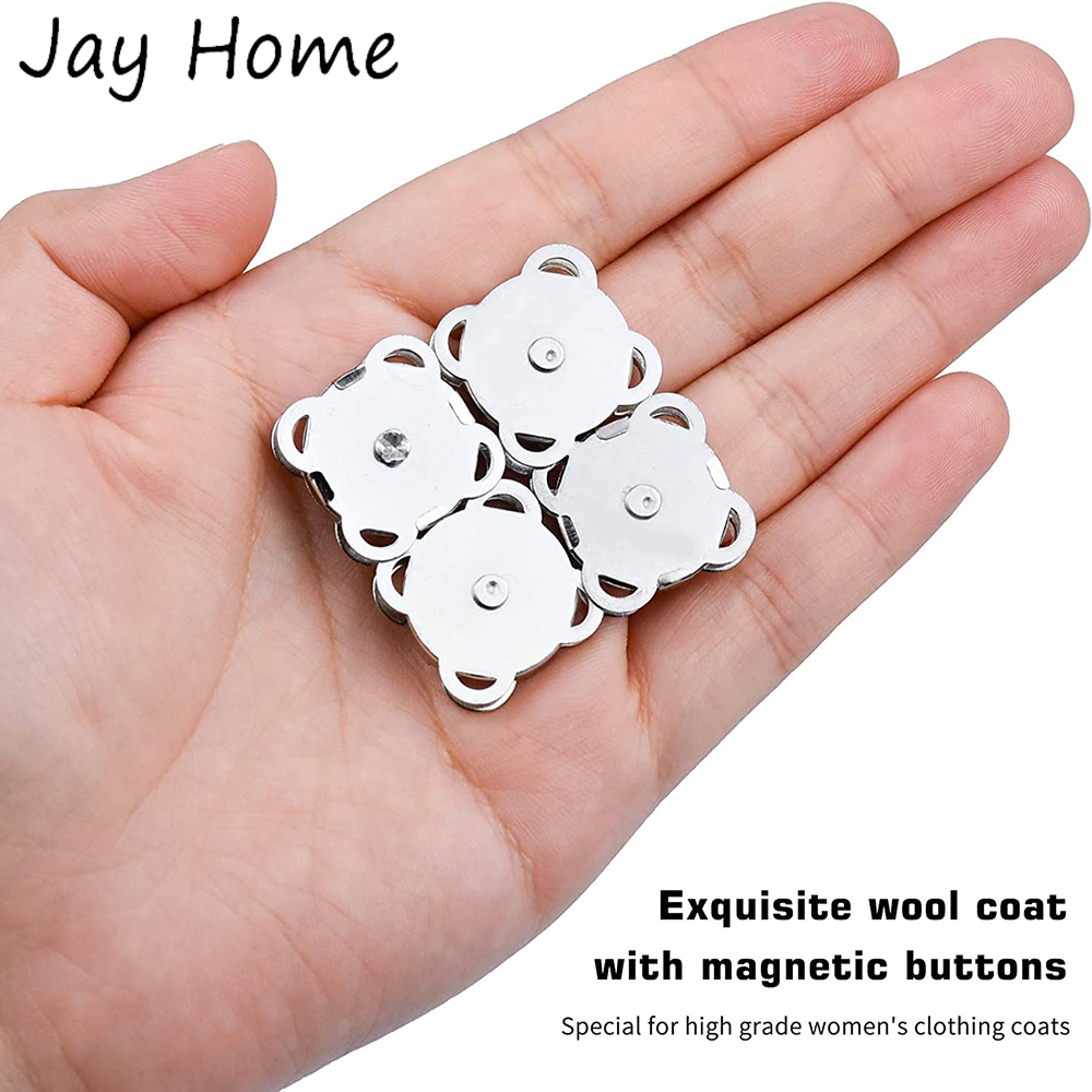 20 Sets Magnetic Button Metal  - Iron On Stud Set ulasan dan harga