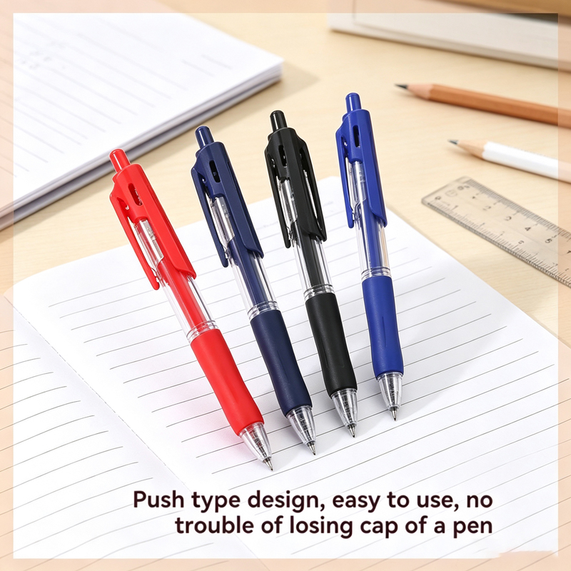 0.5mm Retractable Press MUJIs  - Muji Stationery Gel Pen ulasan dan harga