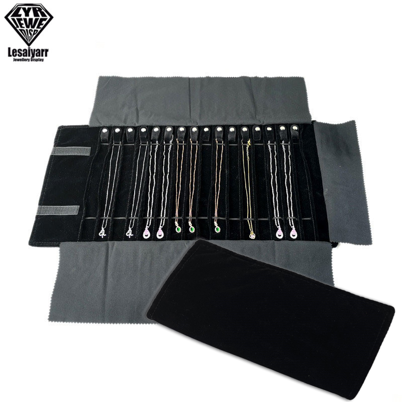 Travel Jewelry Organizer Roll  - Velvet Ribbon Roll ulasan dan harga