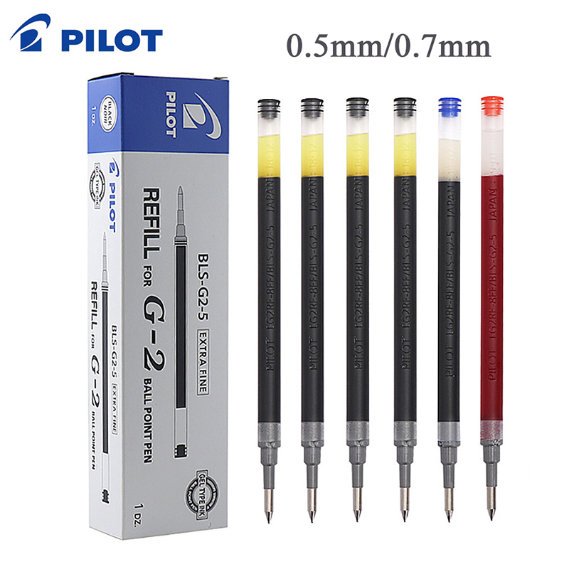 6 Pcs Japan Pilot Gel Pen Refi - Pilot Pen G2 ulasan dan harga