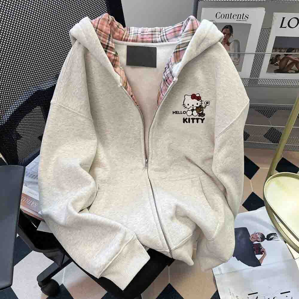Hello Kitty Women's Hooded Swe - Embellish Knit ulasan dan harga