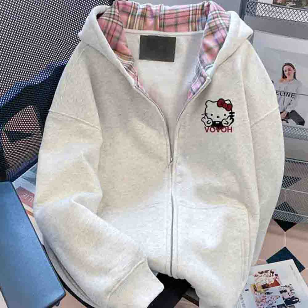 Hello Kitty Women's Hooded Swe - Embellish Knit ulasan dan harga