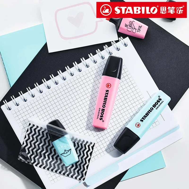 3/6 Color/Set German STABILO M - Stabilo Marker Boss ulasan dan harga