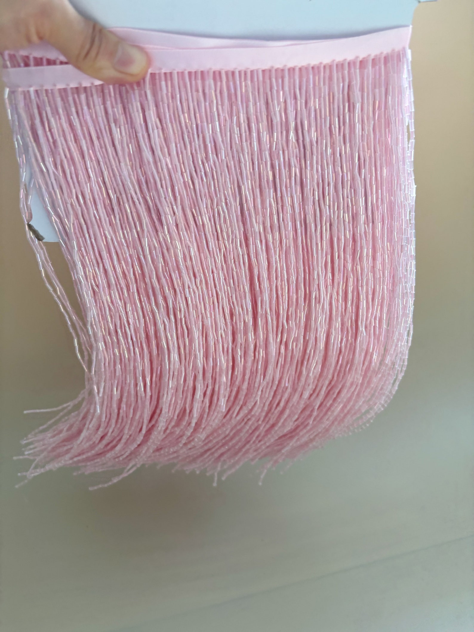 1 Yard 30cm Wide Heavy Bead Fr - Beaded Trim Fringe ulasan dan harga