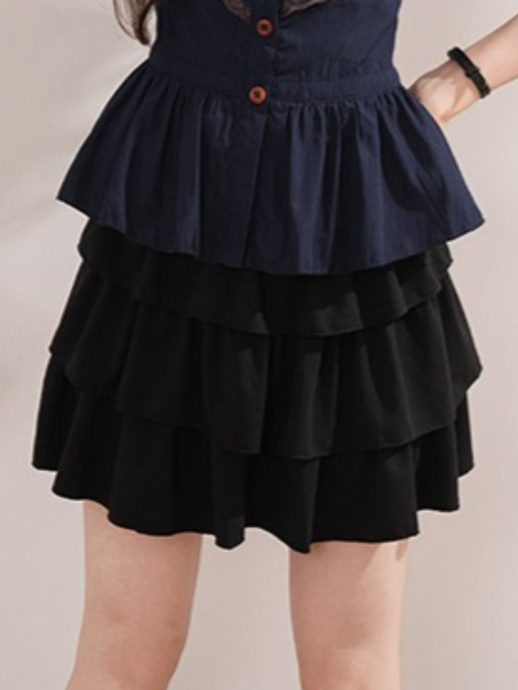 Vintage Gothic Japanese Women  - Elastic Lace Trim ulasan dan harga