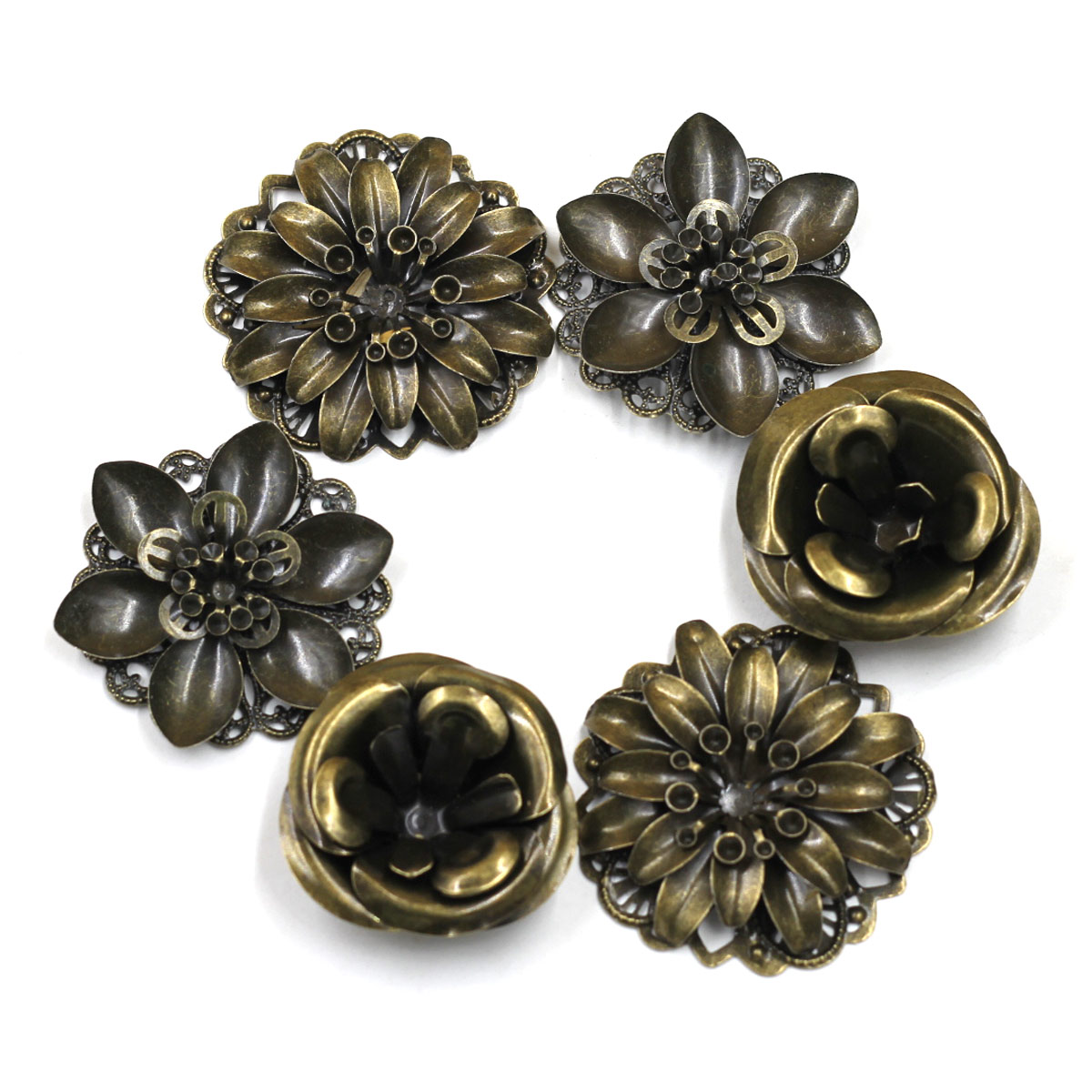 6Pcs Embellishments Combinatio - Embellish Craft ulasan dan harga