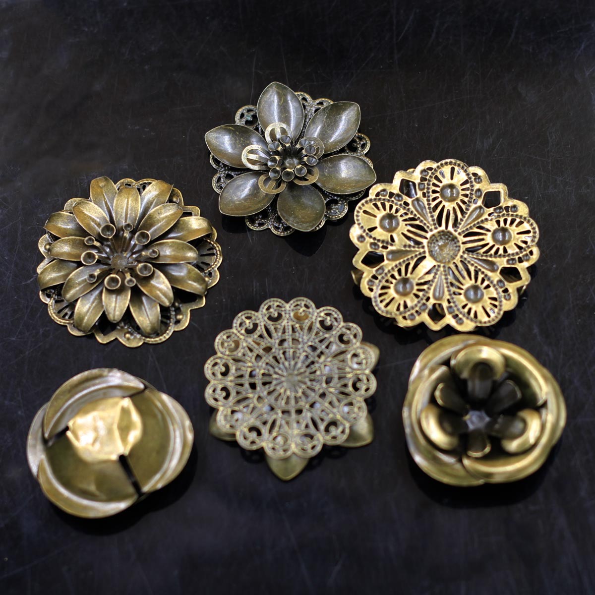 6Pcs Embellishments Combinatio - Embellish Craft ulasan dan harga
