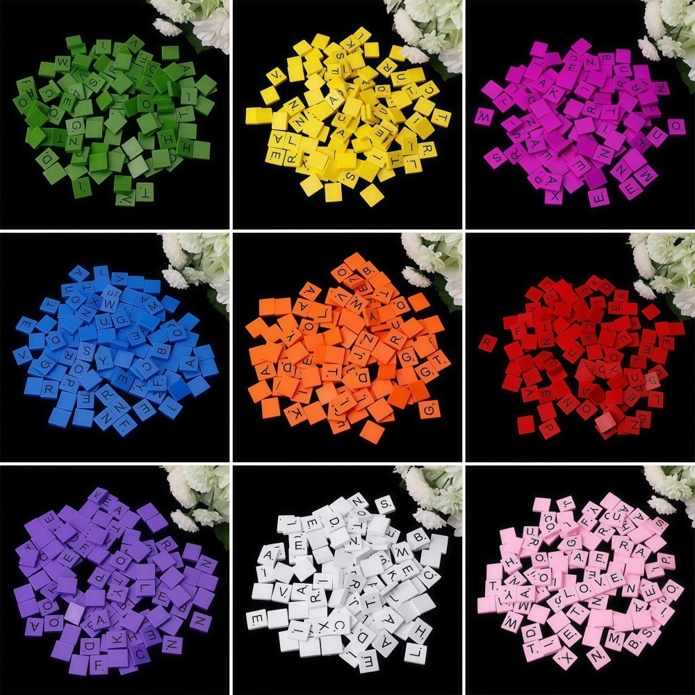 100PCS  Wooden Letter Cubes fo - Embellish Craft ulasan dan harga