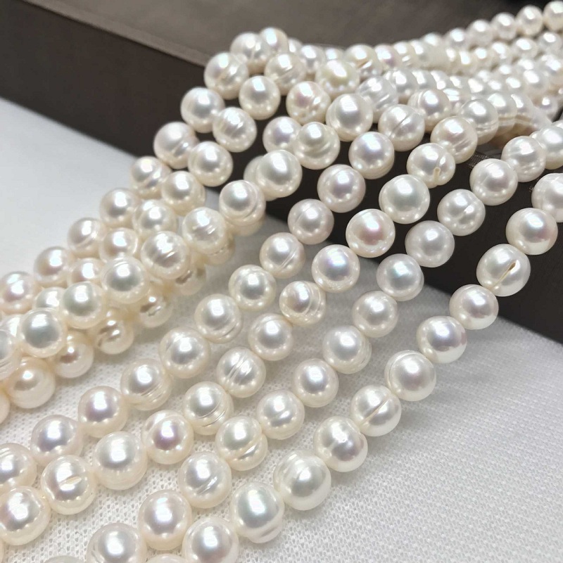 8-9mm Natural Freshwater Pearl - Pearl Trim Chain ulasan dan harga