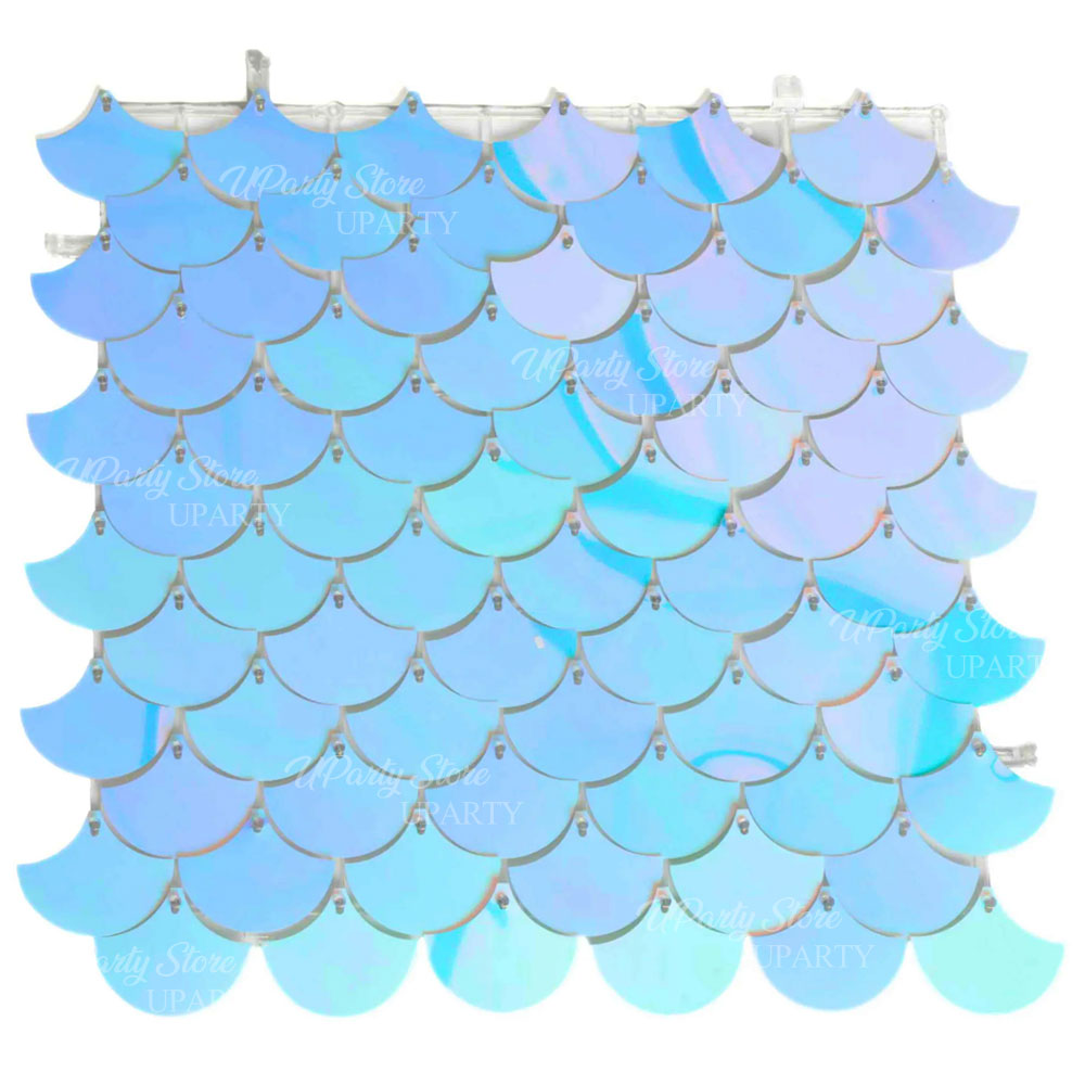 12pcs Mermaid Sequins Wall Pan - Sequin Fabric Panel ulasan dan harga