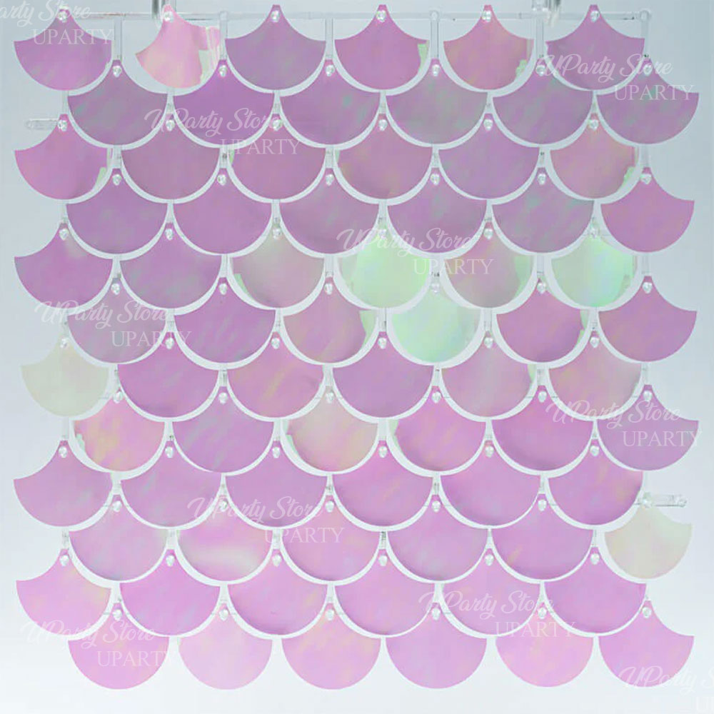 12pcs Mermaid Sequins Wall Pan - Sequin Fabric Panel ulasan dan harga