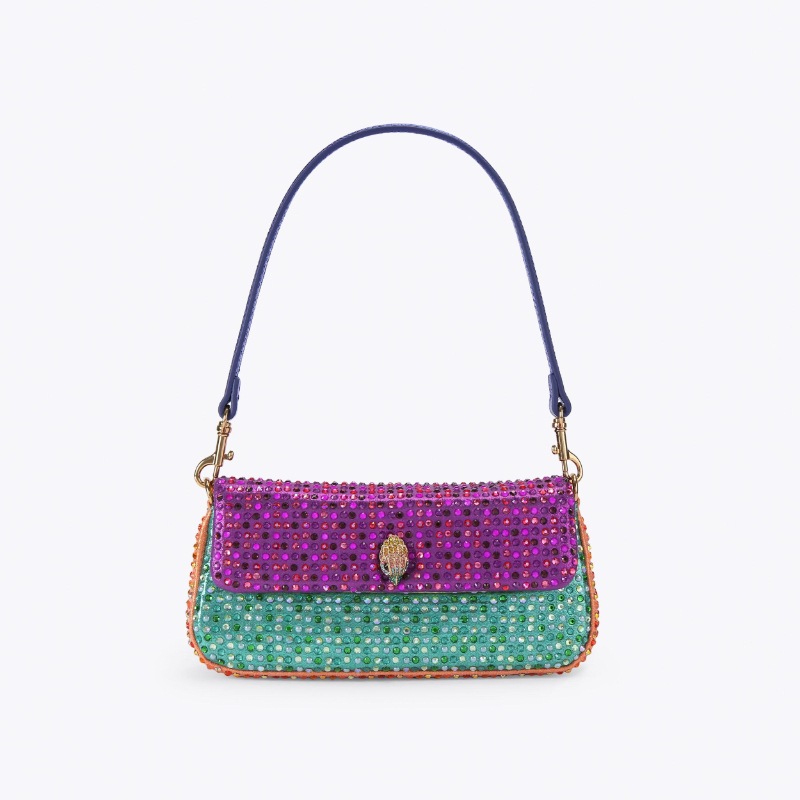 Luxury Pickle Shoulder Bag Wom - Sequin Fabric Panel ulasan dan harga