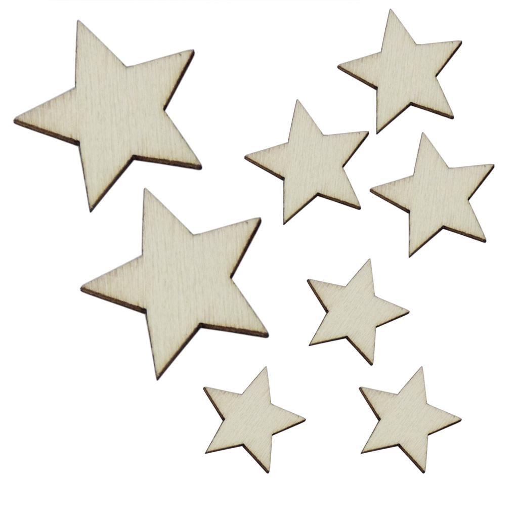 Basswood Craft Star Slices Nat - Embellish Craft ulasan dan harga