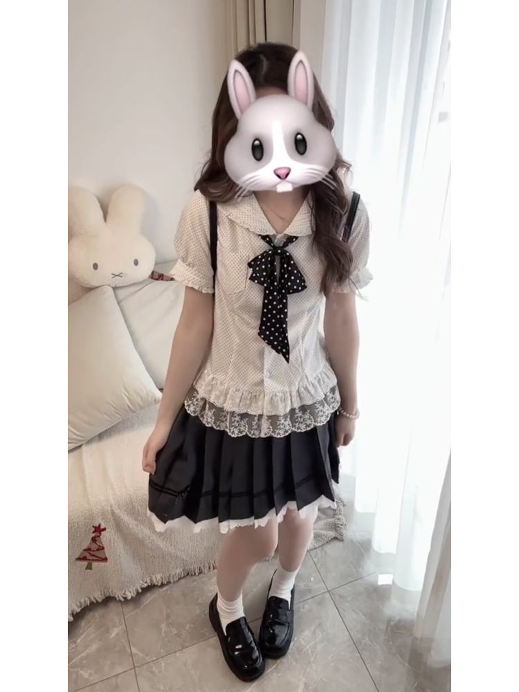 New Sweet Coquette 2 Piece Set - Elastic Lace Trim ulasan dan harga