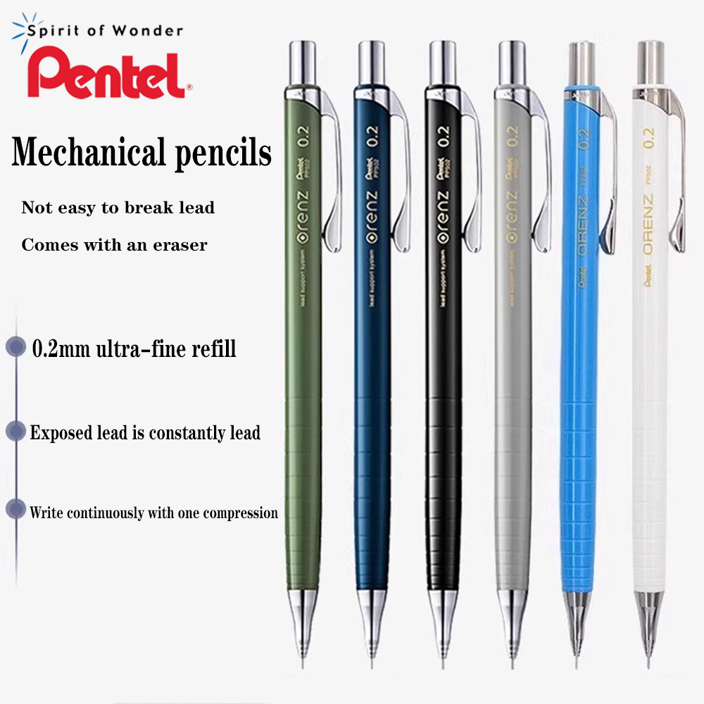 Japan Pentel Orenz 0.2mm Mecha - Pentel Pen Energel ulasan dan harga