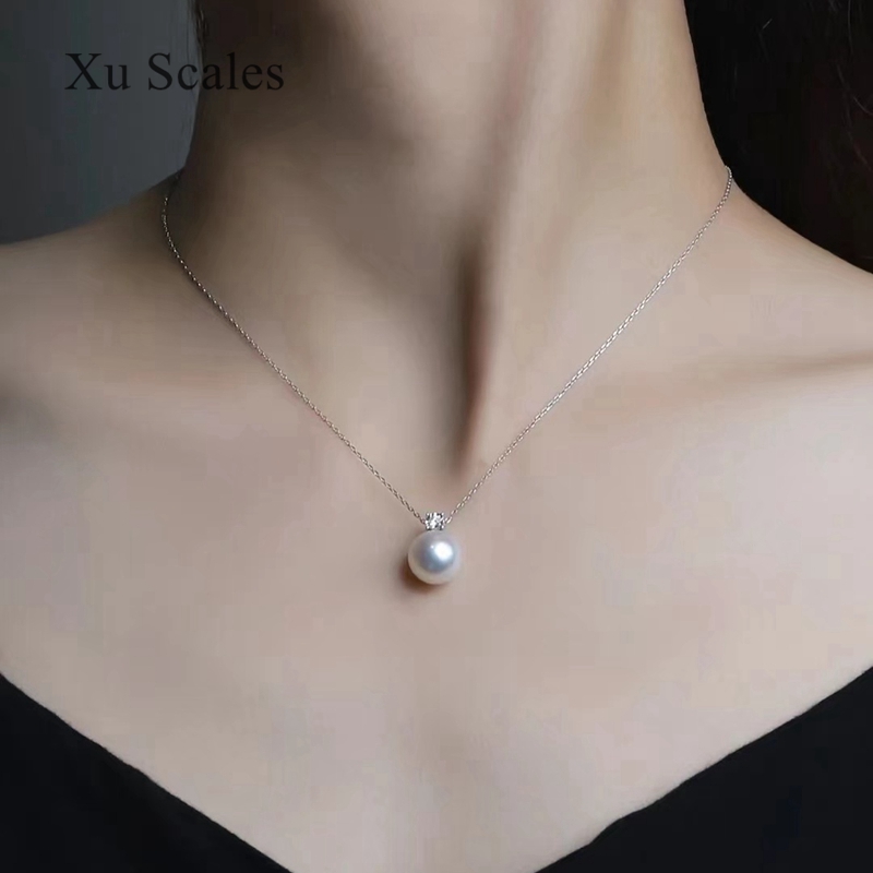 Natural Pearl Pendant 9-11mm S - Pearl Trim Chain ulasan dan harga