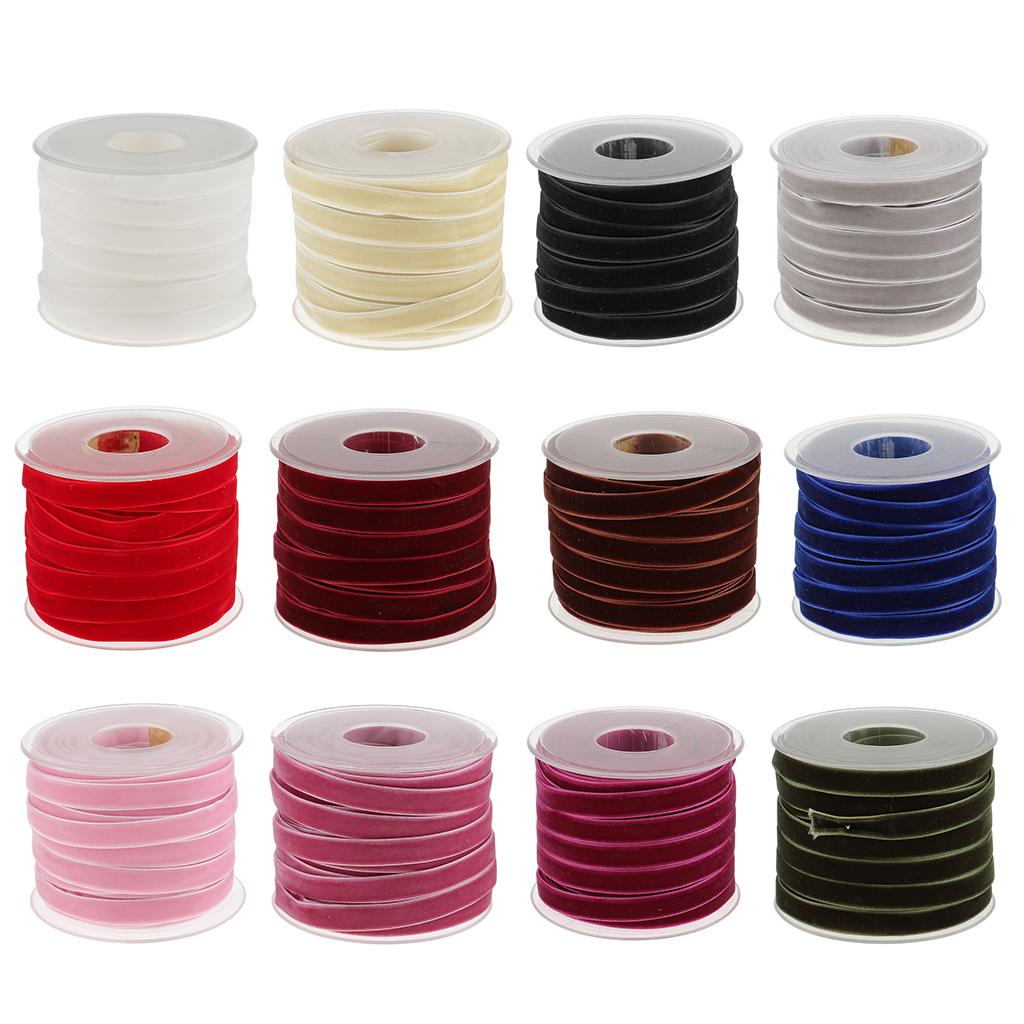 Velvet Ribbon Roll 10mm Beige  - Velvet Ribbon Roll ulasan dan harga