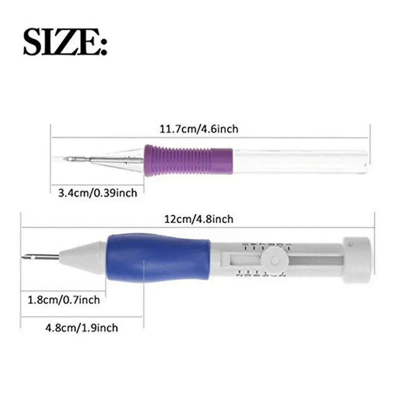 7-Piece Embroidery Punch Needl - Embellish Knit ulasan dan harga